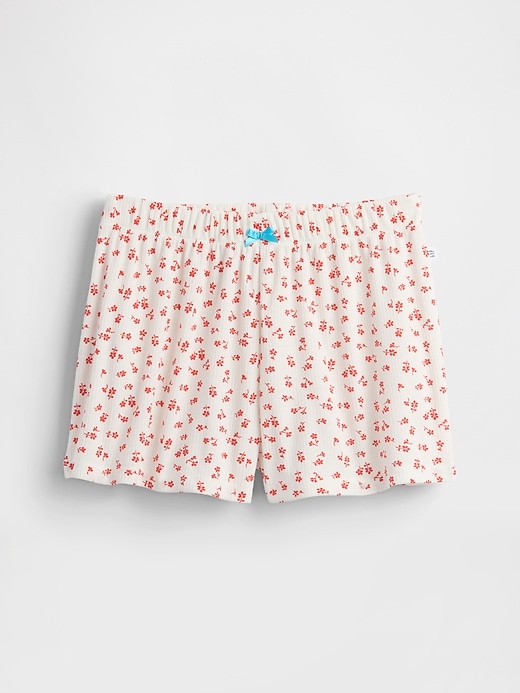 Image number 1 showing, Kids Recycled Rib PJ Shorts