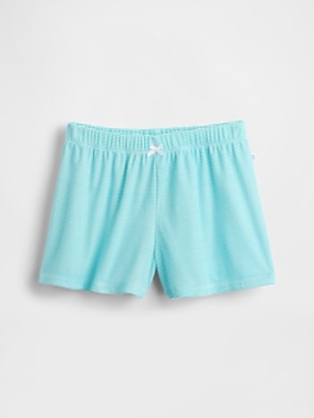 Kids Recycled Rib PJ Shorts