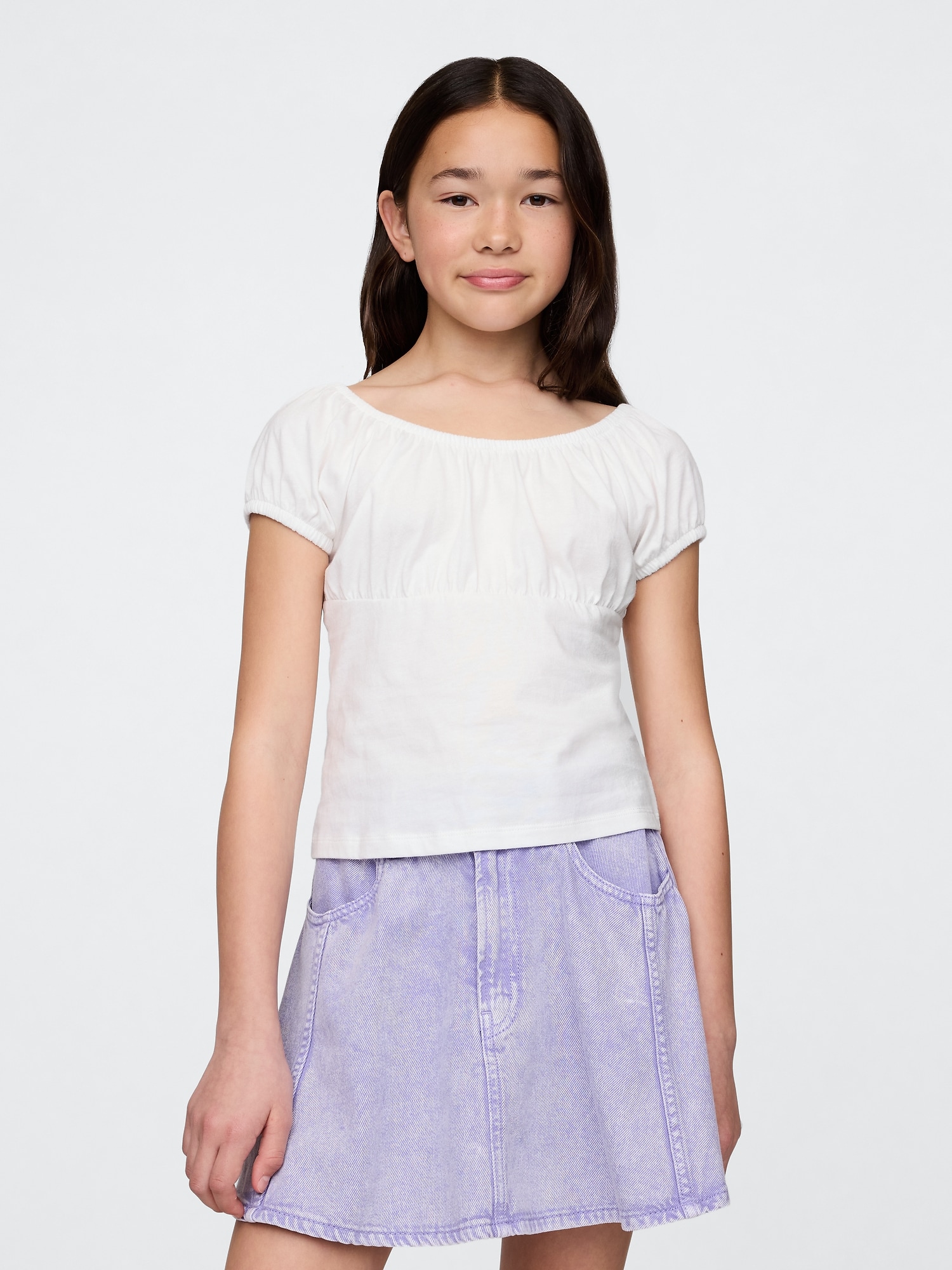 Kids Scoop Neck Top