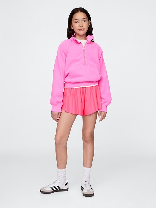 Image number 1 showing, Kids Butterfly-Hem Run Shorts