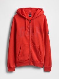 VintageSoft Gap Logo Zip Hoodie