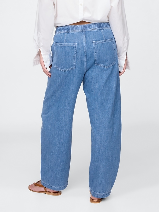 Image number 6 showing, High Rise Easy Barrel Jeans