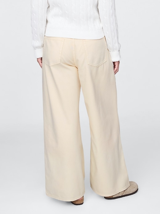 Image number 6 showing, Curvy Mid Rise UltraSoft Baggy Jeans