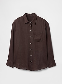 View large product image 43 of 62. 100% Linen Oversized Shirt