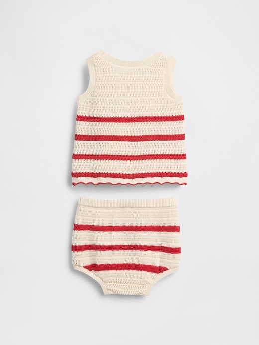 Image number 2 showing, Baby Crochet Outfit Set