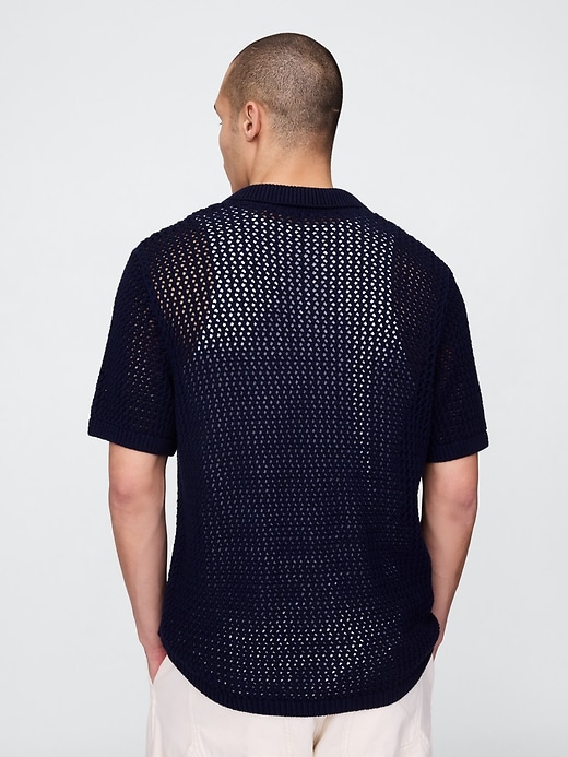 Image number 3 showing, Mesh Sweater Shirt