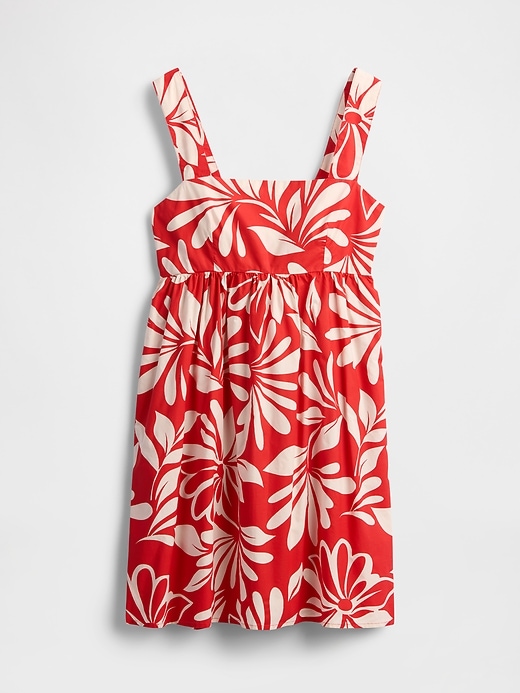 Image number 7 showing, Poplin Tie-Back Mini Dress