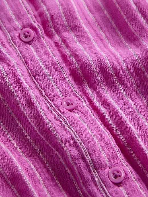 Image number 4 showing, Kids Crinkle Gauze Romper
