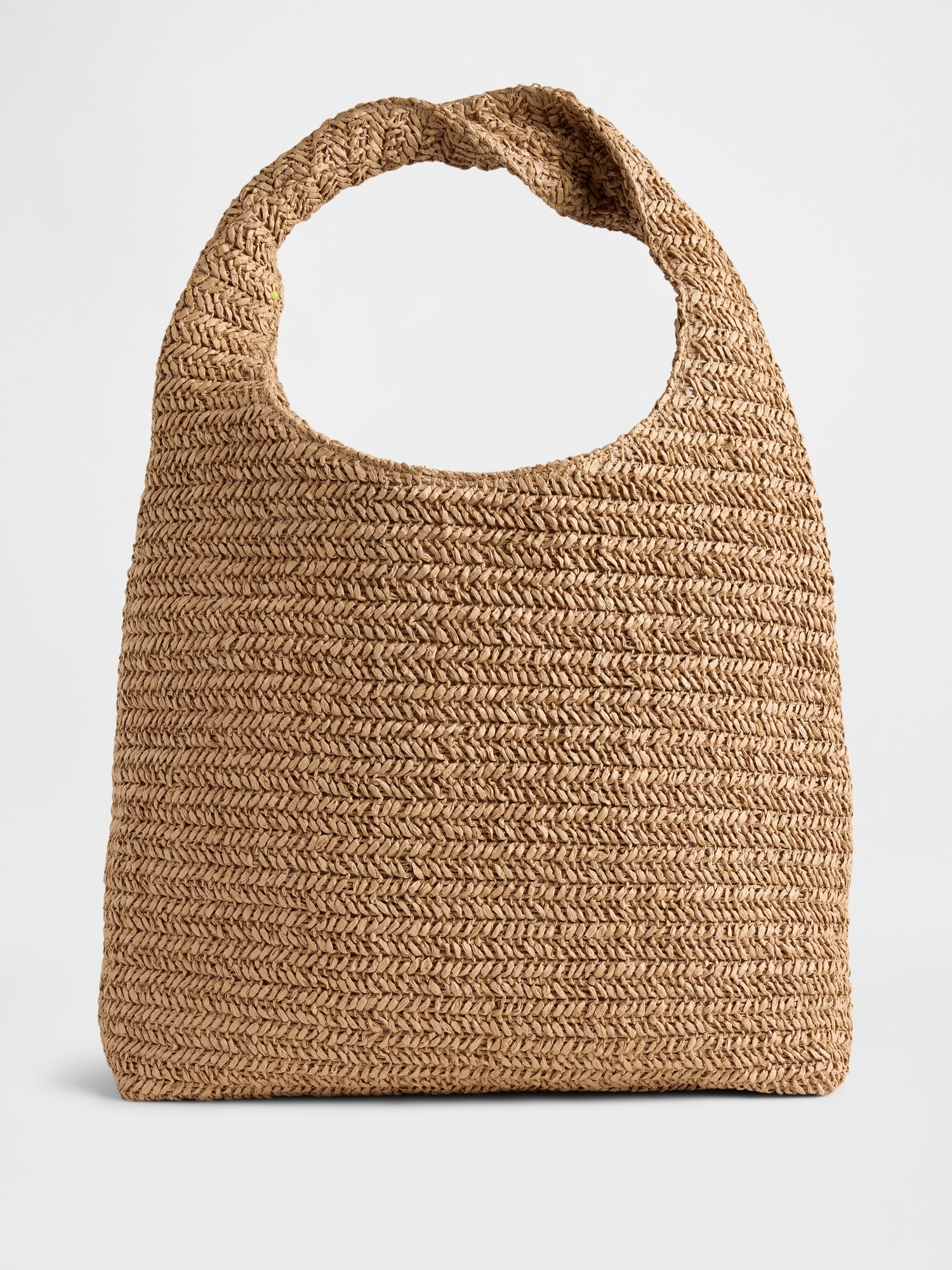 Slouchy Straw Tote Bag