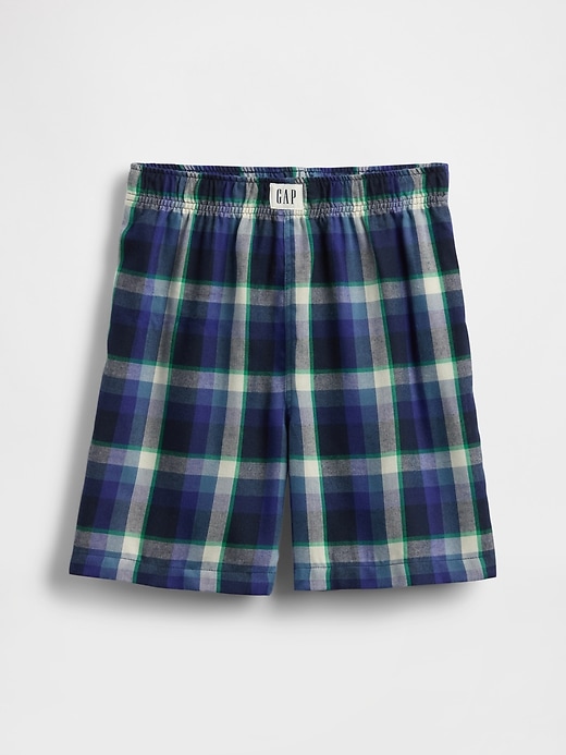 Image number 1 showing, Kids Recycled Flannel PJ Boxer Shorts