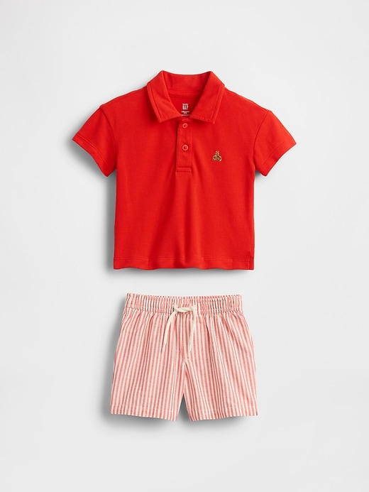 Image number 1 showing, Baby Polo Outfit Set