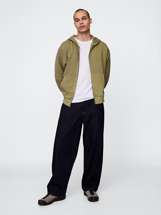 Image number 2 showing, Heavyweight Oversized Zip Hoodie
