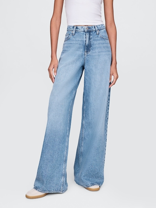 Image number 2 showing, Low Rise Extra Baggy Jeans