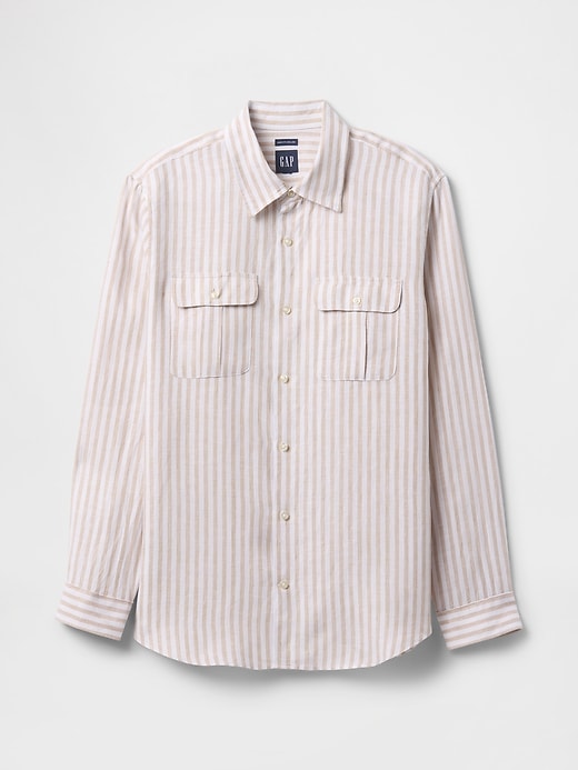 Image number 5 showing, 100% Linen Classic Shirt