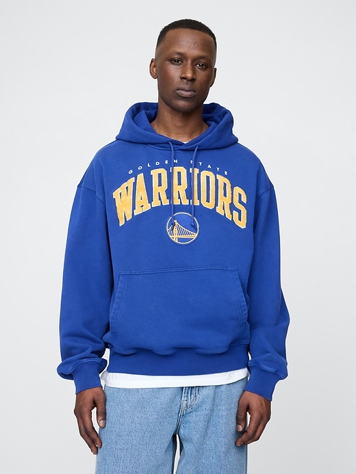 Image number 1 showing, NBA Golden State Warriors Logo Heavyweight Hoodie