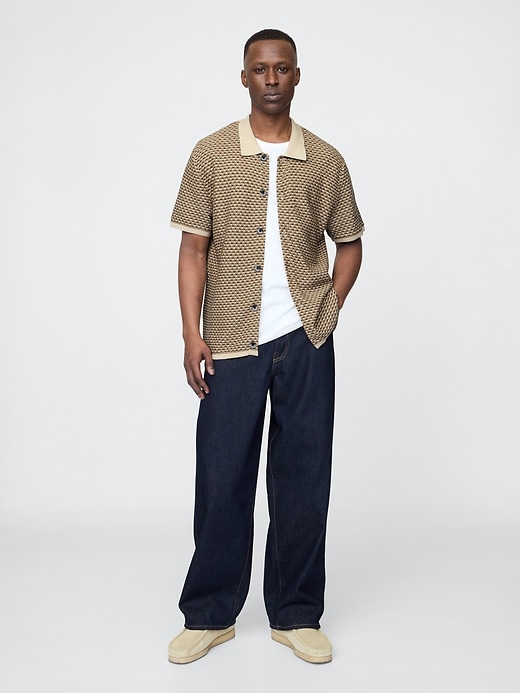 Image number 2 showing, Crochet Sweater Shirt