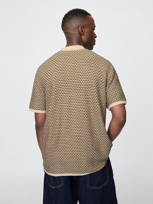 Image number 3 showing, Crochet Sweater Shirt
