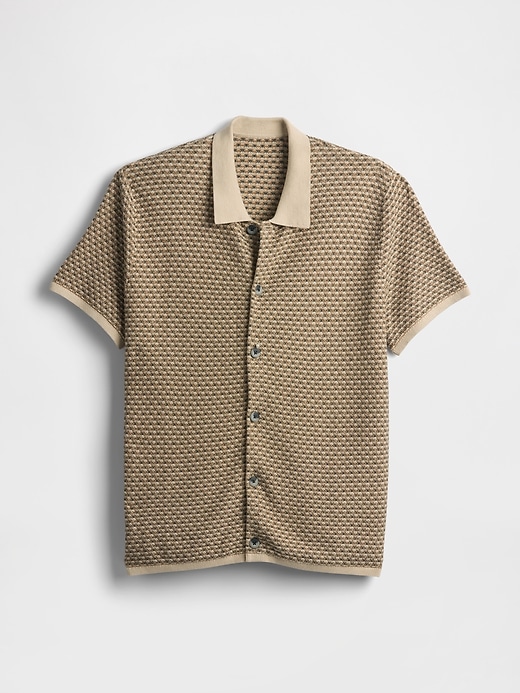 Image number 5 showing, Crochet Sweater Shirt