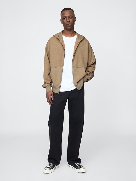 Image number 2 showing, Heavyweight Oversized Zip Hoodie