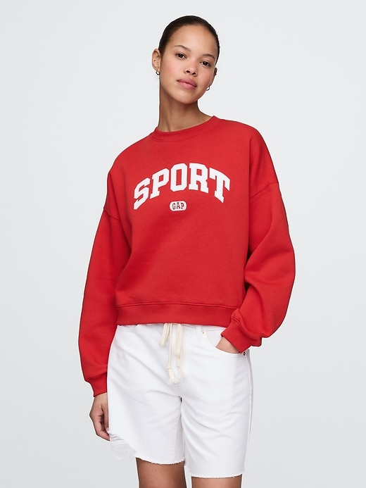 Image number 1 showing, VintageSoft Wedge Crewneck Sweatshirt