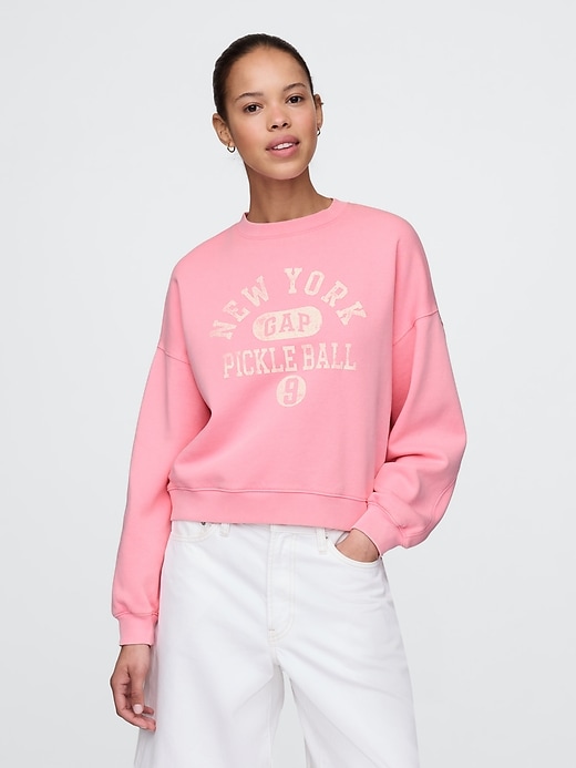 Image number 1 showing, VintageSoft Wedge Crewneck Sweatshirt