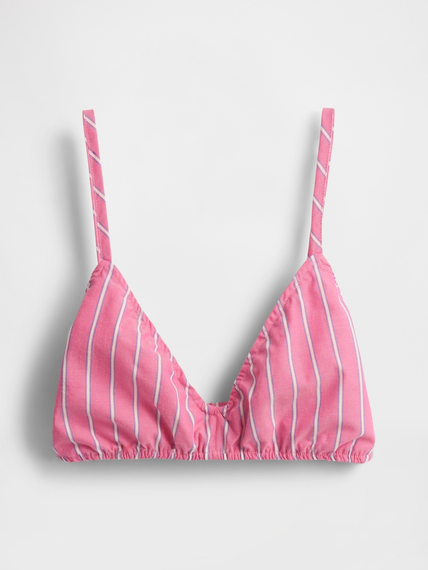 Poplin Triangle Bralette