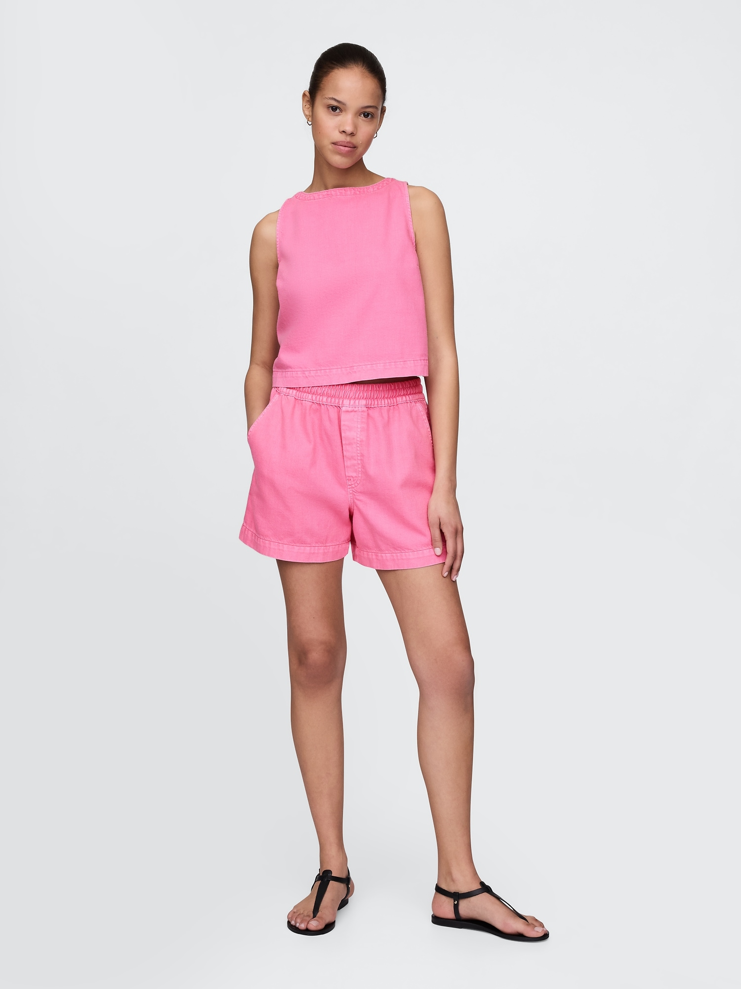 UltraSoft Denim Easy Shorts