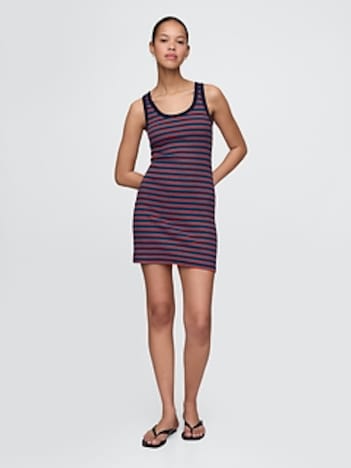 Rib Mini Tank Dress