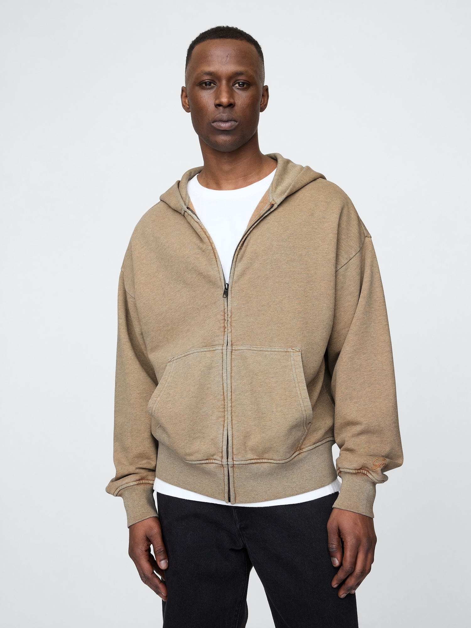Heavyweight Oversized Zip Hoodie