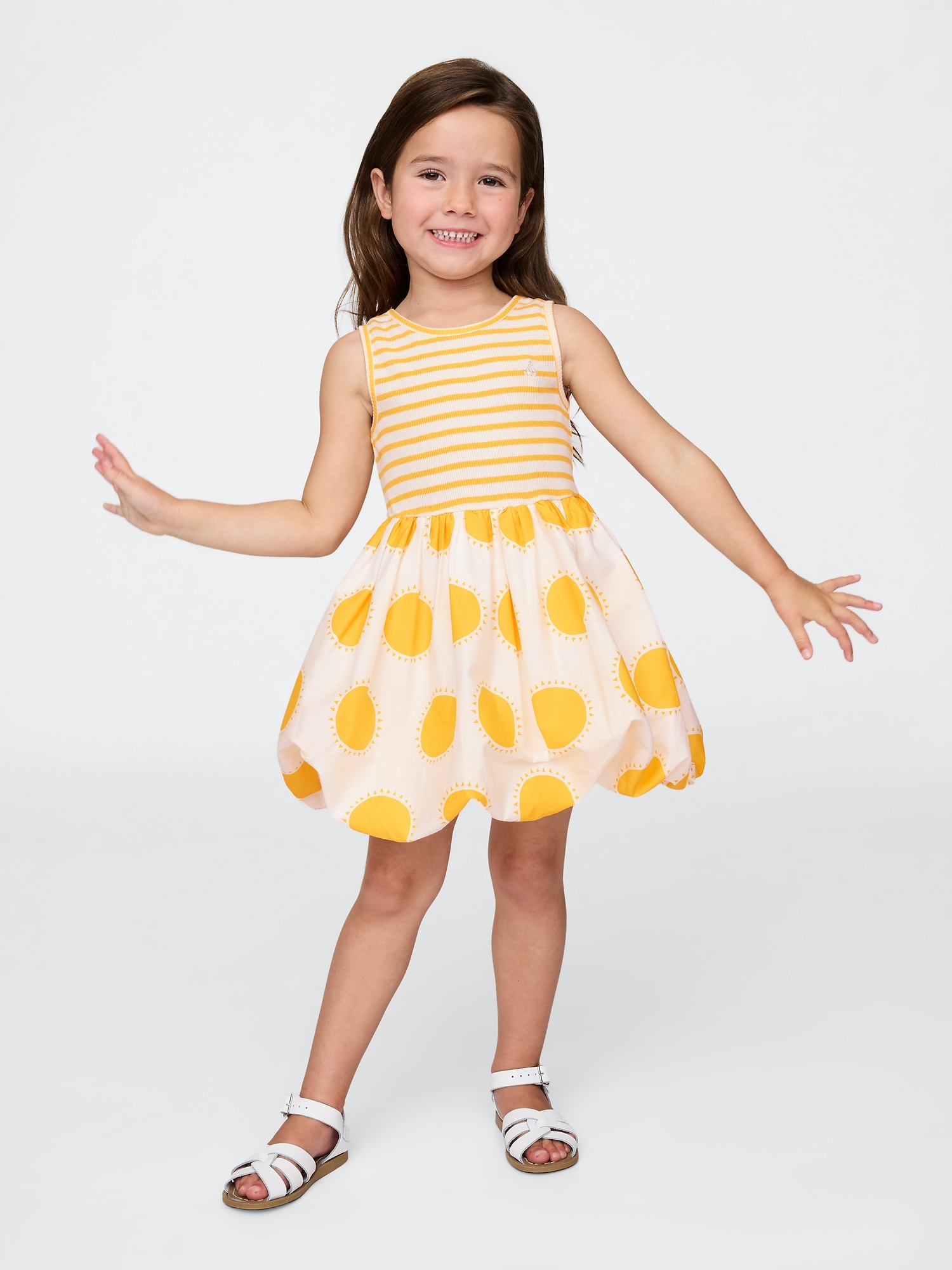 Baby & Toddler Mixed Media Bubble Dress