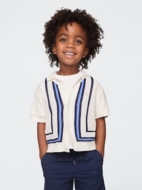 Baby & Toddler Border Stripe Sweater Shirt