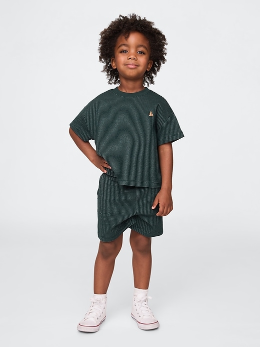 Image number 1 showing, Baby & Toddler Textured Outfit Set