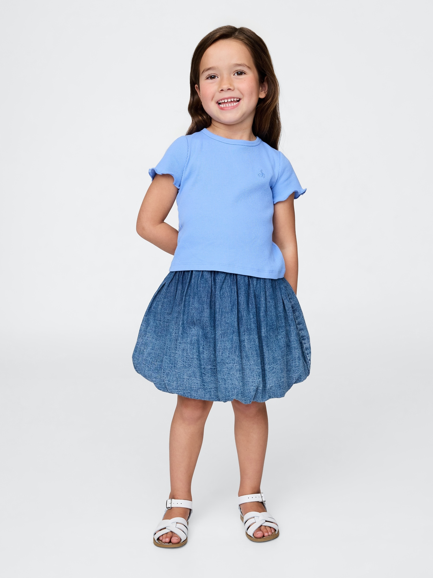 Baby & Toddler Denim Bubble Skort