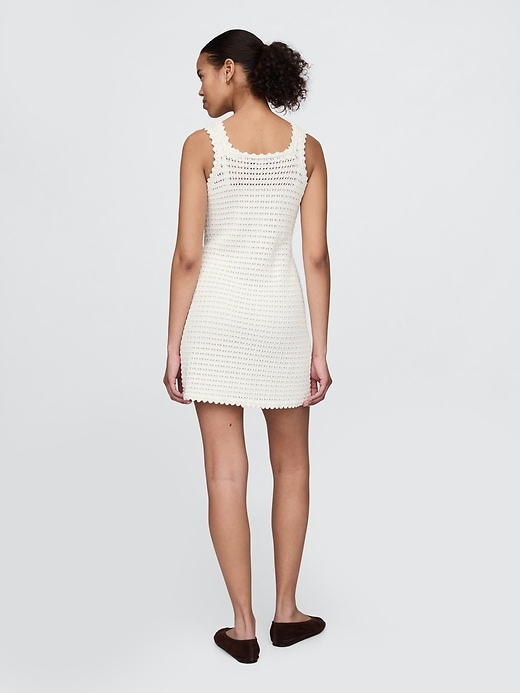 Image number 2 showing, Crochet Mini Dress