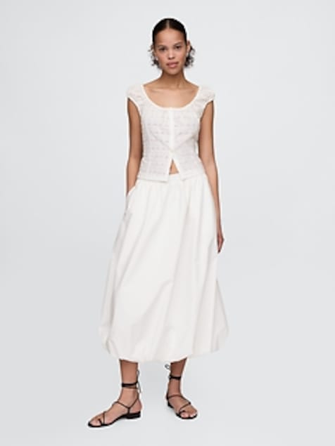Bubble Midi Skirt
