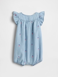 Baby Peter Rabbit™ Chambray Shorty One-Piece