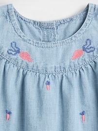 Baby Peter Rabbit™ Chambray Shorty One-Piece