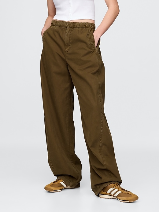 Image number 2 showing, Low Rise Barrel Parachute Pants