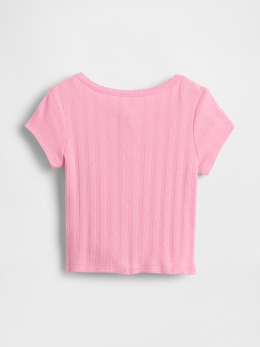 Image number 2 showing, Baby & Toddler Pointelle Rib Top