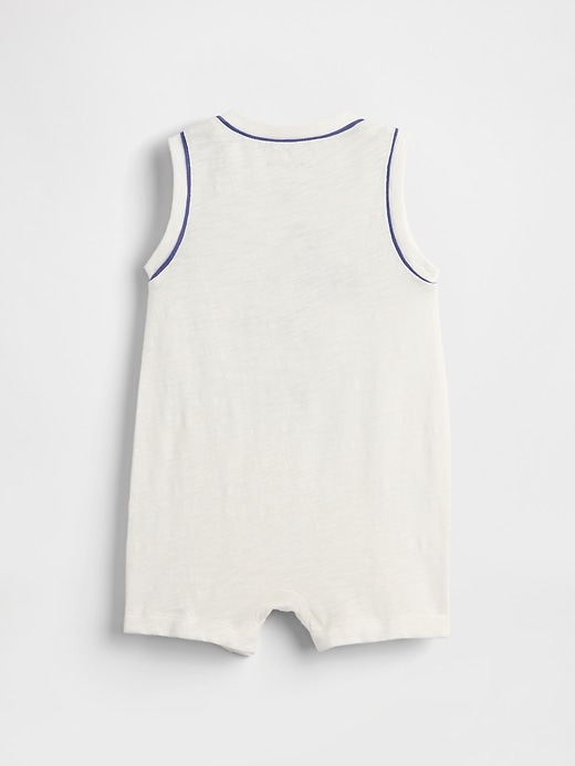 Image number 2 showing, Gap × Disney Baby Organic Cotton Mickey Mouse Shorty One-Piece