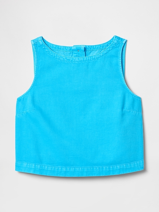Image number 5 showing, UltraSoft Denim Shell Tank Top