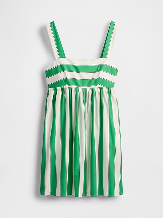 Image number 7 showing, Poplin Tie-Back Mini Dress