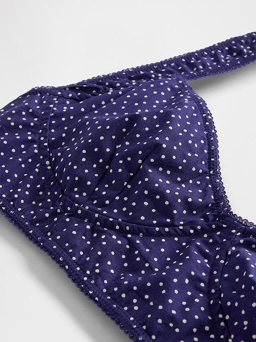 Image number 4 showing, GapStudio Poplin Bralette