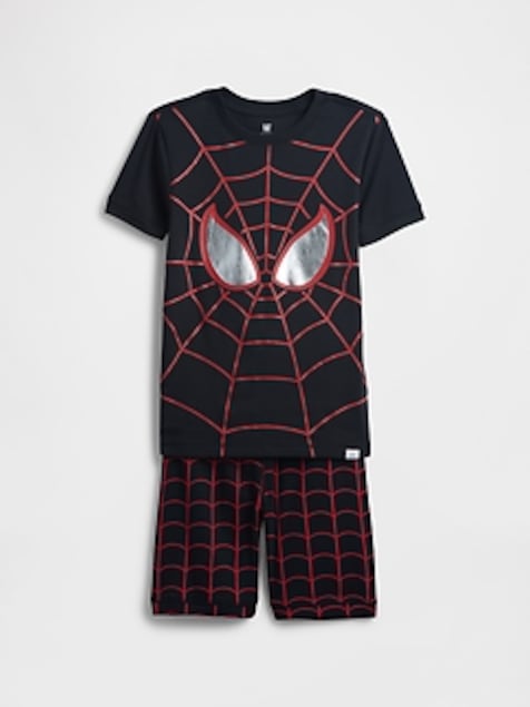 Kids Marvel Organic Brushed Cotton Spider-Man PJ Set