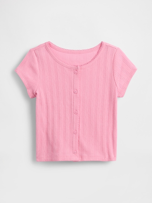 Image number 1 showing, Baby & Toddler Pointelle Rib Top