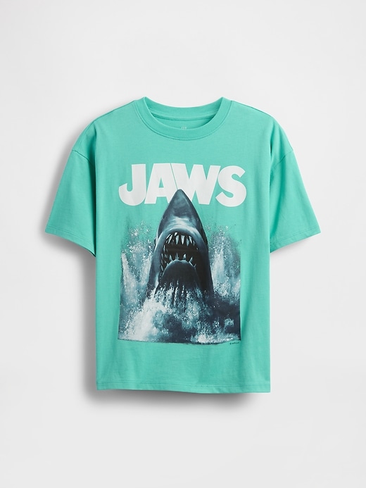 Image number 1 showing, Kids Heavyweight Organic Cotton Graphic T-Shirt