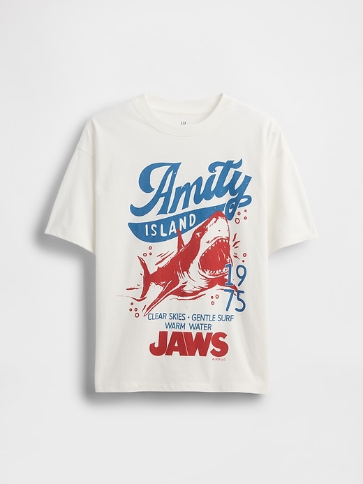 Image number 1 showing, Kids Heavyweight Organic Cotton Graphic T-Shirt