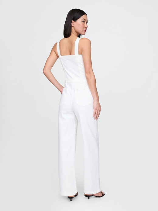 Image number 2 showing, Denim Jumpsuit