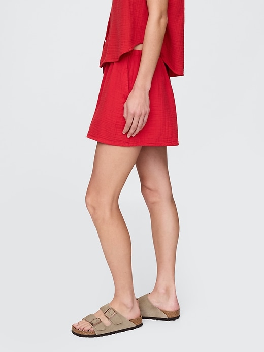 Image number 3 showing, Crinkle Gauze Easy Shorts