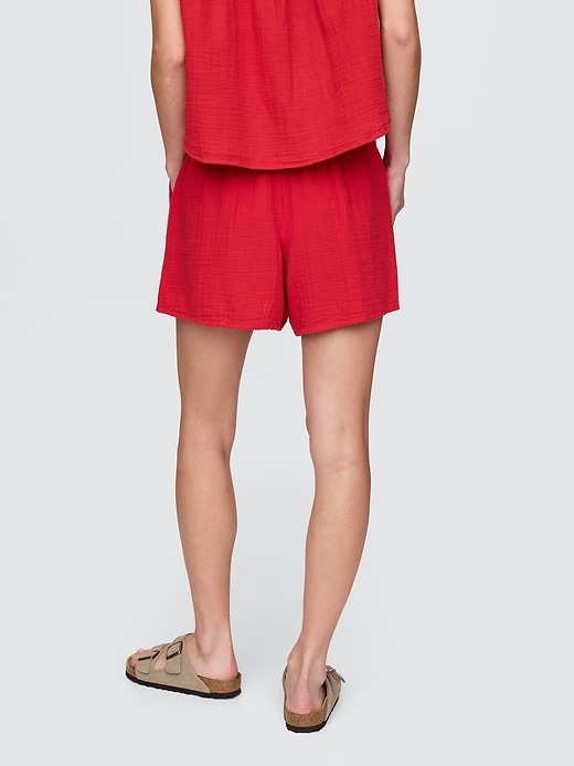 Image number 4 showing, Crinkle Gauze Easy Shorts